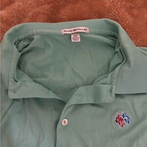 Peter Millar Men's Green Polo Shirt